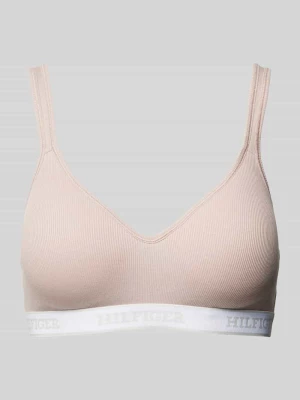 Biustonosz typu bralette z elastycznym pasem z logo Tommy Hilfiger