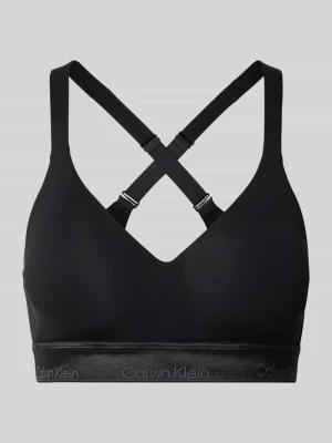 Biustonosz typu bralette z elastycznym paskiem z logo Calvin Klein Underwear