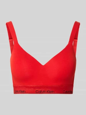 Biustonosz typu bralette z elastycznym paskiem z logo Calvin Klein Underwear
