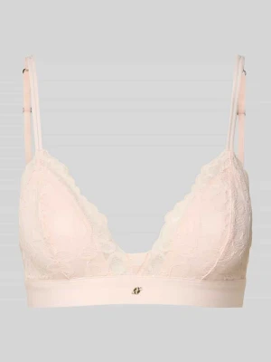 Biustonosz typu bralette z koronki model 'TRIANGLE_BLOSSOM' Boss