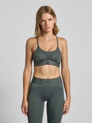 Biustonosz typu bralette z logo i skrzyżowanymi ramiączkami adidas Sportswear
