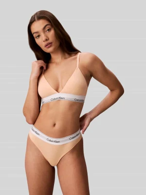 Biustonosz typu bralette z mieszanka bawełny z pasek z logo Calvin Klein Underwear