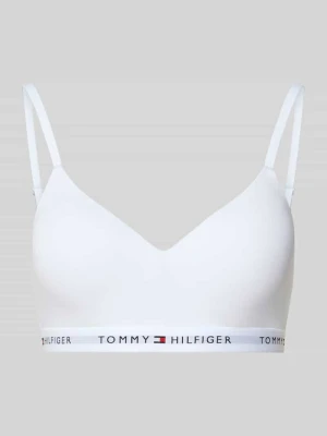 Biustonosz typu bralette z mieszanki bawełny i modalu Tommy Hilfiger