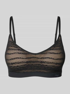 Biustonosz typu bralette z obszyciem z koronki Sloggi