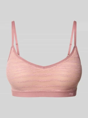 Biustonosz typu bralette z obszyciem z koronki Sloggi