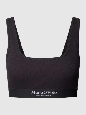 Biustonosz typu bralette z paskiem z logo Marc O'Polo