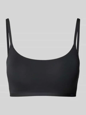Biustonosz typu bralette z regulowanymi ramiączkami i zapięciem na haftkę SKINY