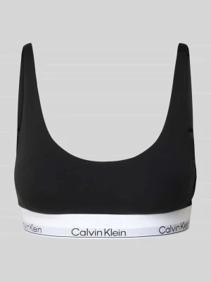 Biustonosz typu bralette z wyhaftowanym logo Calvin Klein Underwear