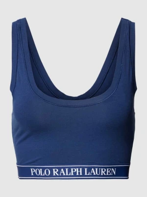 Biustonosz typu bralette z wyhaftowanym logo Polo Ralph Lauren
