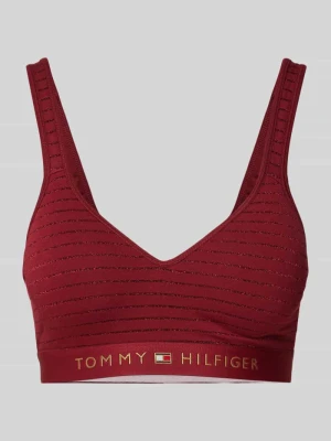 Biustonosz typu bralette z wyhaftowanym logo Tommy Hilfiger