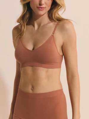 Biustonosz typu brassiere z bawełny Etam