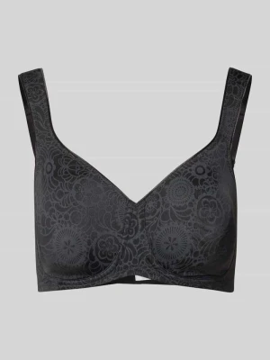 Biustonosz typu minimizer z fiszbinami i kwiatowym wzorem model ‘Lovely Minimizer’ Triumph