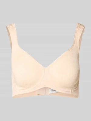 Biustonosz typu minimizer z fiszbinami i kwiatowym wzorem model ‘Lovely Minimizer’ Triumph