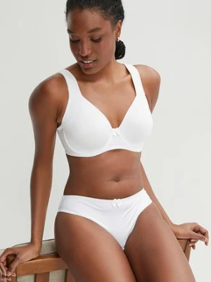 Biustonosz typu T-shirt na fiszbinach, z połyskującego materiału (2 szt.) bonprix