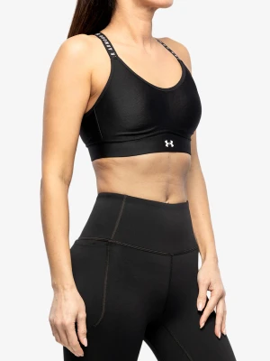 Biustonosz Under Armour Infinity Mid Covered Sports Bra – black/white