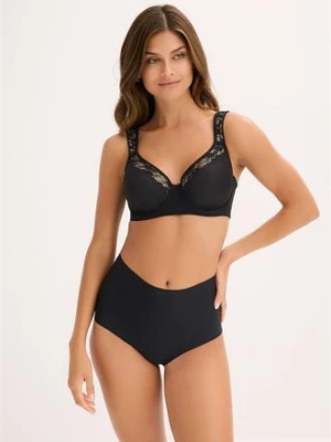 Biustonosz usztywniany z wyściełanymi ramiączkami bonprix