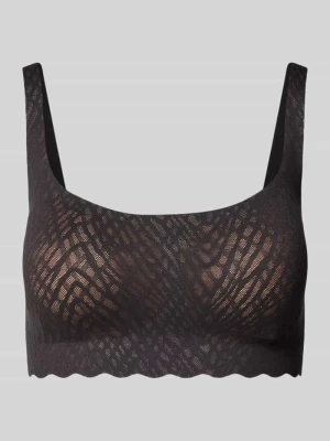 Biustonosz w półprzezroczystym designie Sloggi