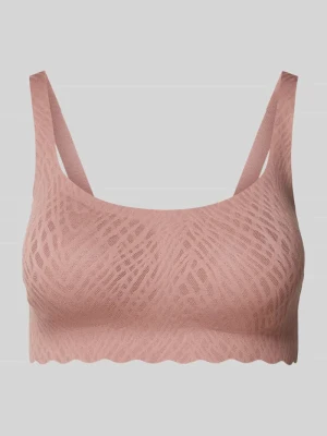 Biustonosz w półprzezroczystym designie Sloggi