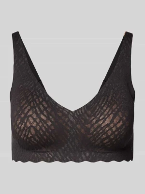 Biustonosz w półprzezroczystym designie Sloggi