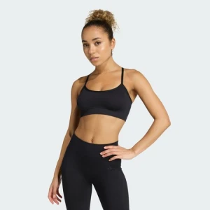 Biustonosz Workout Essentials Light-Support Knit Adidas czarny