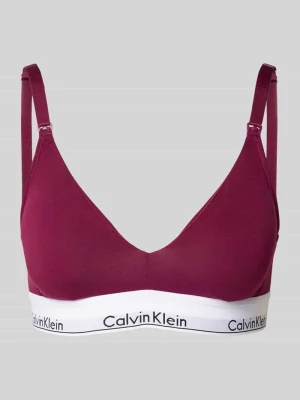 Biustonosz z elastycznym pasem z logo Calvin Klein Underwear