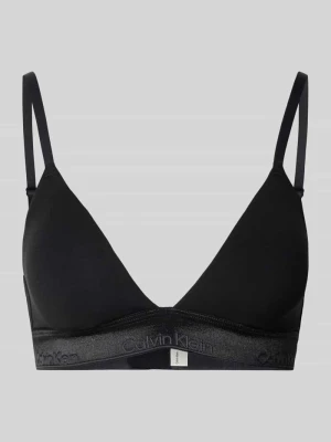 Biustonosz typu bralette z elastycznym paskiem z logo Calvin Klein Underwear
