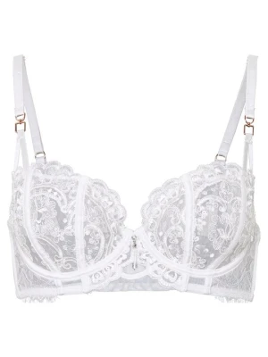 Biustonosz z fiszbiną Ann Summers biały