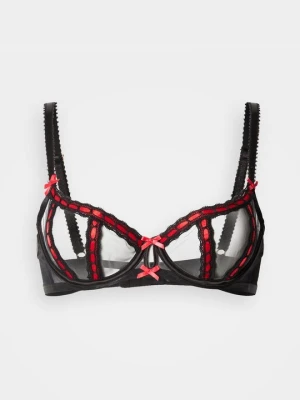 Biustonosz z fiszbiną Ann Summers czarny