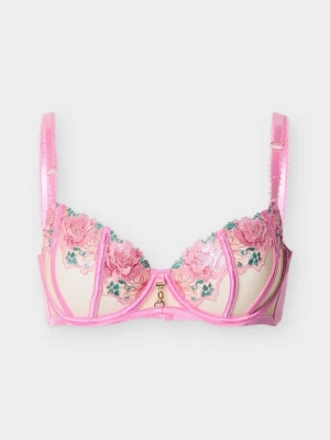Biustonosz z fiszbiną Ann Summers jasnoróżowy