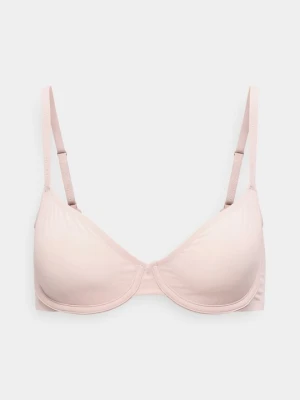 Biustonosz z fiszbiną Calvin Klein beżowy