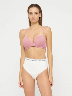 Biustonosz z fiszbiną Calvin Klein mauve