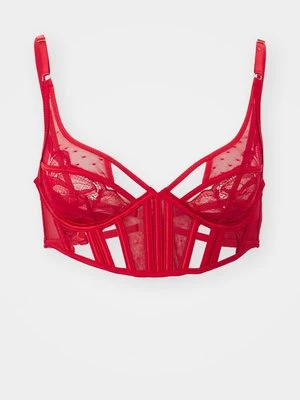 Biustonosz z fiszbiną Hunkemöller czerwony