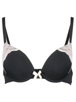 Biustonosz z fiszbiną Hunkemöller czarny