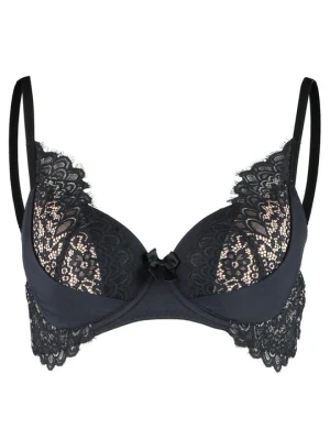 Biustonosz z fiszbiną Hunkemöller czarny