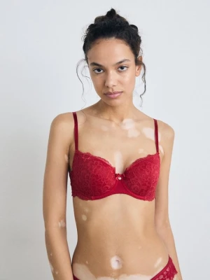 Biustonosz z fiszbiną Hunkemöller czerwony