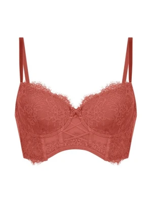 Biustonosz z fiszbiną Hunkemöller czerwony