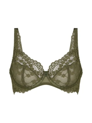 Biustonosz z fiszbiną Hunkemöller khaki