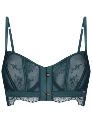 Biustonosz z fiszbiną Hunkemöller morski