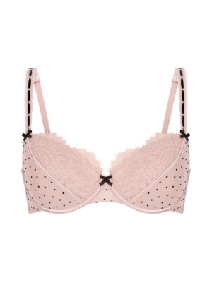 Biustonosz z fiszbiną Hunkemöller różowy