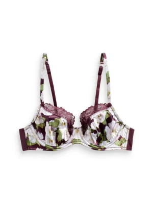 Biustonosz z fiszbiną Ted Baker czerwony