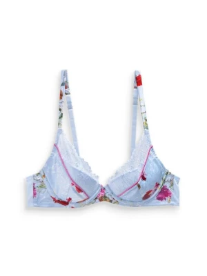 Biustonosz z fiszbiną Ted Baker niebieski
