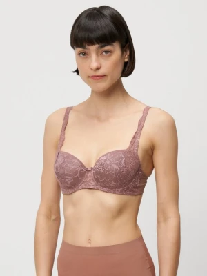 Biustonosz z fiszbiną Triumph mauve