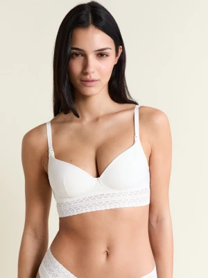 Biustonosz z lekkim wypełnieniem, klipsy do karmienia Etam