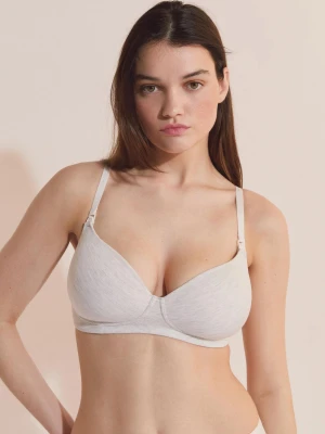 Biustonosz z lekkim wypełnieniem, klipsy do karmienia Etam