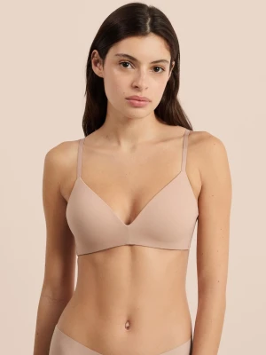 Biustonosz z lekkimi miseczkami bez fiszbin z mikrofibry Etam