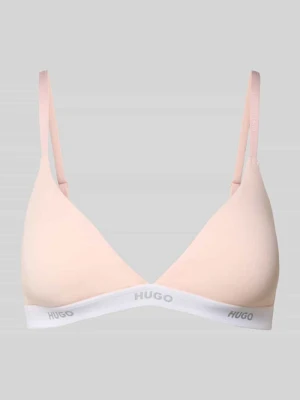 Biustonosz z mieszanki bawełny model ‘HUGO ID TRIANGLE’