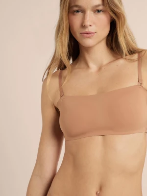 Biustonosz z mikrofibry z odpinanymi ramiączkami Etam