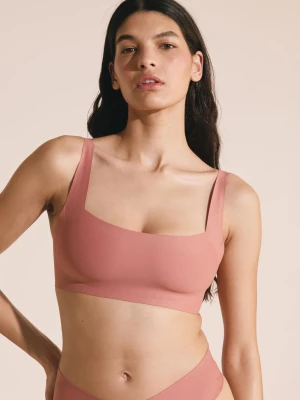 Biustonosz z mikrofibry z wyjmowanymi wkładkami Etam