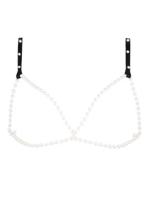 Biustonosz z Pereł Pearls Of Passion Poupee Marilyn czarny