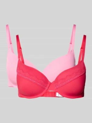 Biustonosz z regulowanymi ramiączkami w zestaw 2 szt. model 'JANA' Dorina